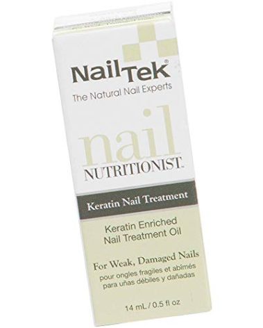 Nail Tek Nail Nutritionist, Keratin Enriched Nail Treatment Oil for Weak and Damaged Nails, 0.5 oz, 1-Pack