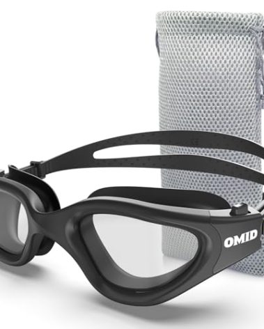 OMID Swim Goggles, P2 Lite Comfortable Anti-Fog Swimming Goggles for Men Women Adults Youth