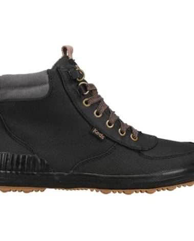 Keds Women's Scout Boot III Ripple Floral Rain, Black, 9