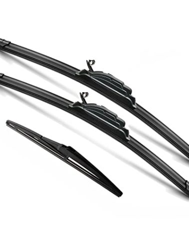 3Pcs for Lexus LX570 Windshield Wiper Blades 2008-2021 Lexus LX570, 2008-2021 Toyota Land Cruiser, Original Equipment Automotive Replacement Windshield Wiper Blades - 24"/22"/12A" (Set of 3)
