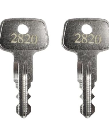 2820 X-Cargo Luggage Roof Replacement Key,X-Cargo Roof Rack Key Karrite Ski Bike xcargo Carrier Skyline Sportrack XL,Replacement Keys for X-Cargo roof Racks[2 Pack]