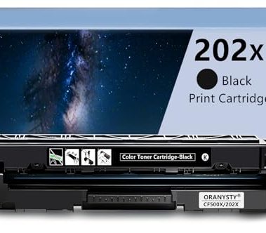500X Black Toner Cartridge Compatible with HP 202X CF500X CF500A 202a Black high-Yield Toner cartridges for HP Color Pro MFP M281fdw M281cdw M254dw M281fdn 281fdw M254 M281 Printer Toner