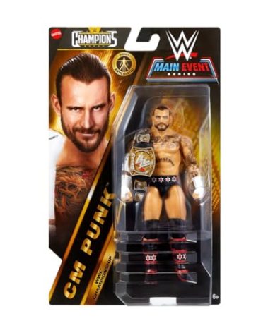 WWE Champions 2025 Wave 4 CM Punk Main Event Action Figure