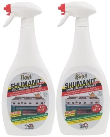 SHUMANIT Bagi Cold Grease Remover -Kosher For Passover 26.4 Fl Oz (2 Pack)