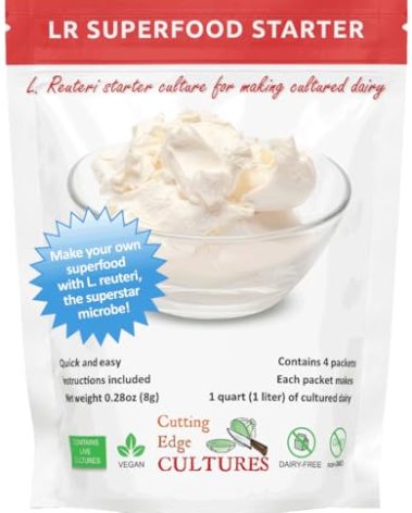 LR SuperFood Starter Culture L. Reuteri ProBiotic Cultured Dairy Low and Slow Yogurt Lactobacillus