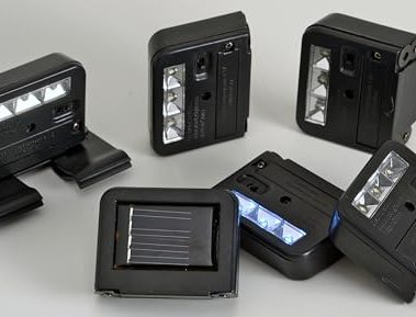 HOMEBRITE Solar Powered Deck Wunder LED Lights - Energy-efficient, Weatherproof, and Easy to Install. (Set of 2)