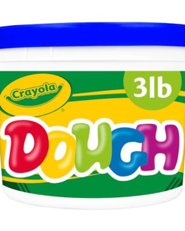 Crayola Modeling Dough, Blue, Bulk Classroom & Art Supplies For Kids, 3lb, Resealable Bucket