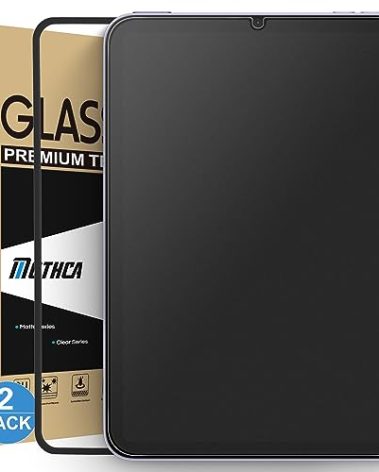 Mothca 2 Pack Matte Glass Screen Protector for iPad Mini 8.3” A17 Pro (2024) & Mini 6 (2021) with Alignment Frame, Anti-Glare & Anti-Fingerprint Tempered Glass Film for iPad Mini 7/6, Smooth as Silk