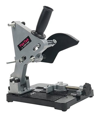 YaeTek Angle Grinder Stand Grinder Holder Cutter Support Cast Iron base 100mm 125mm (4in-5in.)