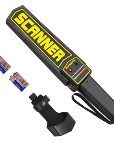 Metal Detector Wand - Handheld Security Wand,Metal Detector,High-Sensitivity Accuracy Safety Bars for Lumber Woodworking (with Light)…