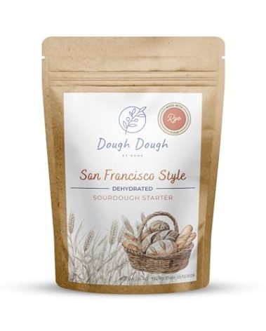 Dough Dough at home Sour dough starter San Francisco style, dehydrated starter (15.4 G) Rye Flour