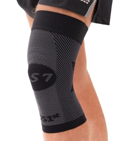 OS1st KS7 Performance Knee Brace with Compression Zone Technology–Stabilizing Knee Sleeve for Pain Relief, Patella Support, Running, Arthritis, Men & Women