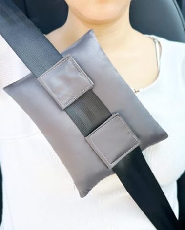 BNRendles Satin Pacemaker Pillow Chemo Port Pillows for Mastectomy, Open Heart Surgery Recovery Gifts Breast Cancer Bypass Post Surgery Cushion, Satin Dark Gray