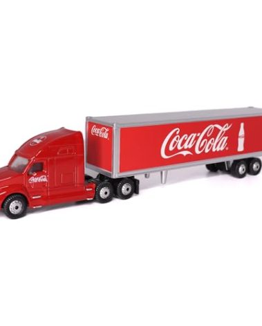 Motor city classics Coca-Cola Diecast Collectible | Long Hauler | 1:87 Diecast Scale Model 487010 | Officially Licensed Coca-Cola Diecast