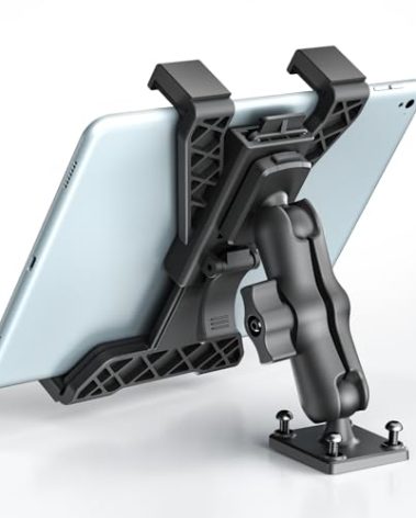 OHLPRO Tablet Holder for Truck, Heavy Duty Drill Base Tablet Car Mount for iPad, mini, Samsung Galaxy (7" - 11") for Dashboard, Desks, Tabletop, ipad Mount Great for Wall, Commercial Vehicles