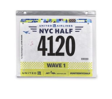 Gone For a Run Designed Bibfolio Race Bib Display Vinyl Protector Sheets | 2 Pack (12 Vinyl Sheets/Pack) - 24 Sheets