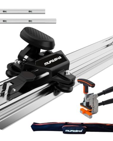 70 Inch Large Manual Tile Cutter with Aluminum Alloy Rails Porcelain Ceramic Tile Cutter With Case Cutting Length Up To 62.9 Inches