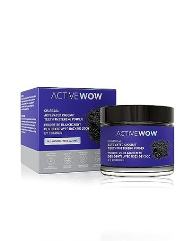 Active Wow Teeth Whitening Charcoal Powder Natural
