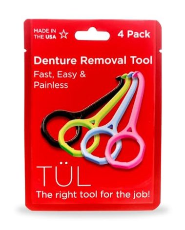 Denture Removal Tool | Made in the USA | Variety 4 Pack | Top Denture Accessories