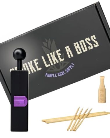 Purple Rose Supply Packer - 1-2g Mini - Extend Sessions by 3X - No Uneven Burns - Easy to Use - Durable & Reliable Design