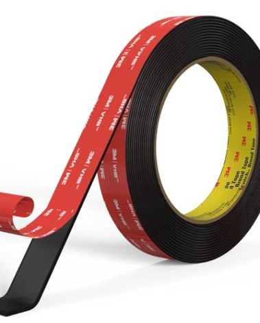3M Double Sided Tape Heavy Duty 16.5FT,Double Sided mounting Tape for Walls,3M vhb Strong Double Sided Tape Heavy Duty for Car, LED Strip Light, Home/Office Decor