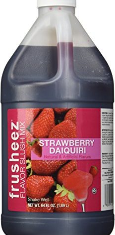 Frusheez Strawberry Daiquiri Slush and Slushie Mix, 1/2 Gallon