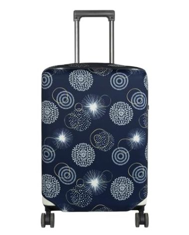 HYPER VENTURE Washable Luggage Cover - Fashion Suitcase Protector Fits 27-30 Inch Luggage (Sparkler, L)