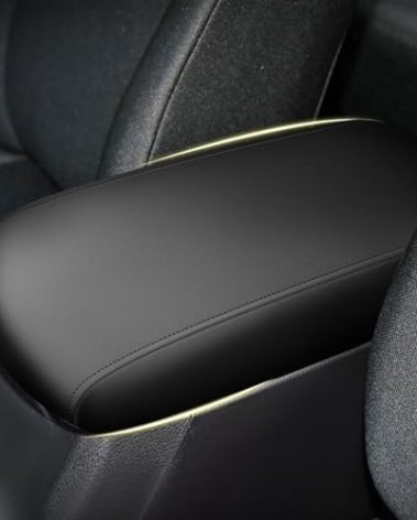 AOMSAZTO Center Console Armrest Covers for 2013-2018 Toyota RAV4 Black