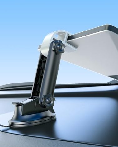 Starlink Mini Car Mount for Dashboard, cuarko Starlink Mini Mounting Kit, [Sticky Suction Base, Angle-Adjustable, Secure Hold] Car Suction Cup Mount Ensures Stable Setup While Driving