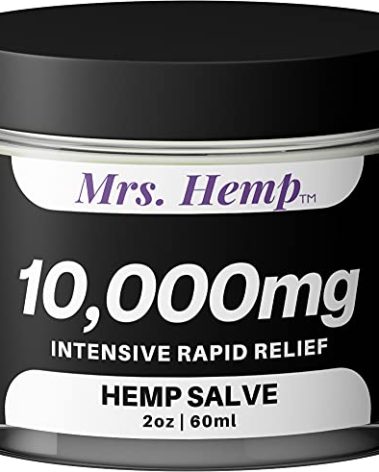 MRS. Hemp | 10,000 MG Hemp Extra Strength Salve | Ideal for HIPS, Joints, Neck, Back, Elbows, Fingers, Hands, Knees|100% Natural - Proudly Made in USA