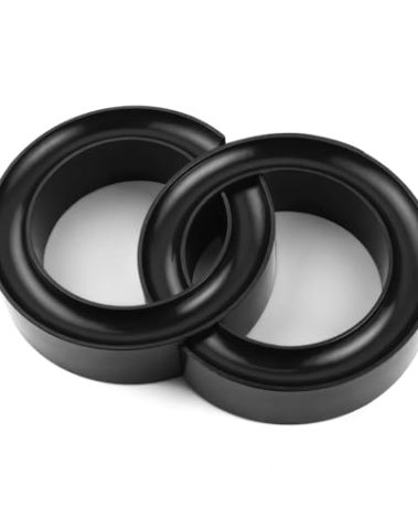 2PCS Coil Spring Spacers for Cars,Vibration Damping Rubber Coil Spring Insulator Suitable for 5-5.5"OD Springs,Universal Coilovers Suspension Kit for Heavy Duty Sprung Support