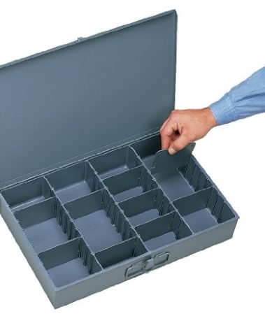 Steel Adjustable Compartment Small Scoop Box