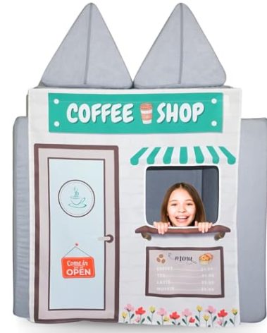 Couch Swag Play Panel for Childrens Foam Sofa Kids Couch (Coffee Shop)