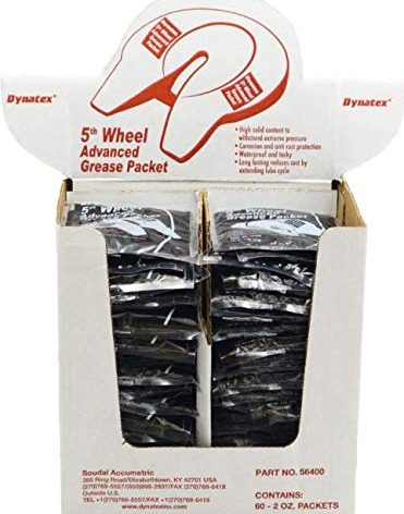 Dynatex 5TH Wheel Grease Display Box Includes - 60 Packets