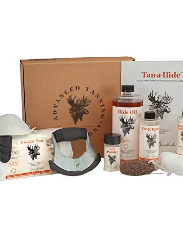 Tan-a-Hide Kit by Advanced Tanning Solutions - Complete Tanning Set for Deer, Moose, Bear, Elk Hides, Durable Leather - Made in USA