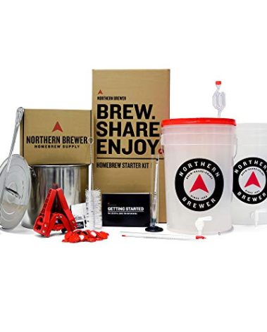 Northern Brewer - Brew. Share. Enjoy. HomeBrewing Starter Set, Equipment and Recipe for 5 Gallon Batches (Chinook IPA with Testing Equipment)