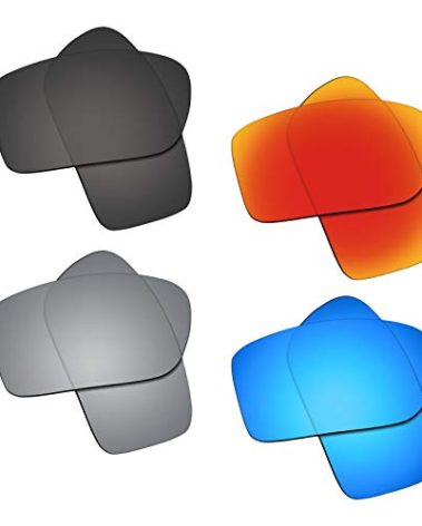 4 Pair Polarized Replacement Lenses for Oakley Double Edge Sunglasses