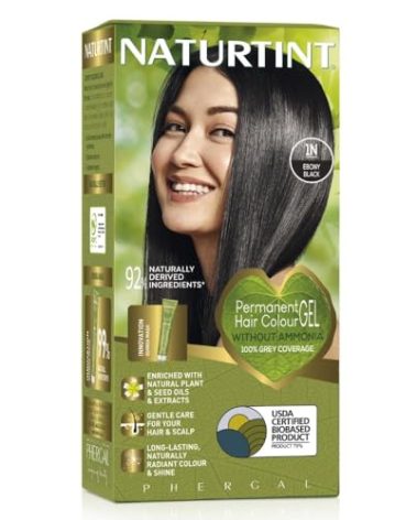 Permanent Hair Color - 1N Ebony Black 1 Box