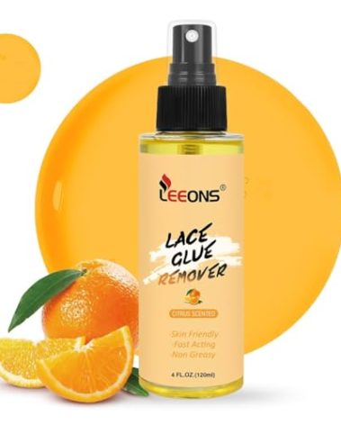 4OZ/120ML Tape Lace Remover Fast Acting/Bond Release Spray/Residue Removal Solution for Lace Wigs, Extensions, Hair Systems Tape & Lace Glue Remover NO Harsh Solvents, Harmful Fumes