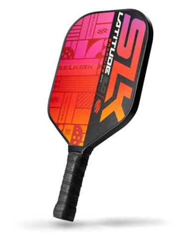 2024 SLK Latitude 2.0 Pickleball Paddle | G4 Graphite Pickleball Paddle Face | Rev-Core+ Technology with SpinFlex Surface | Redesigned for Performance and Control