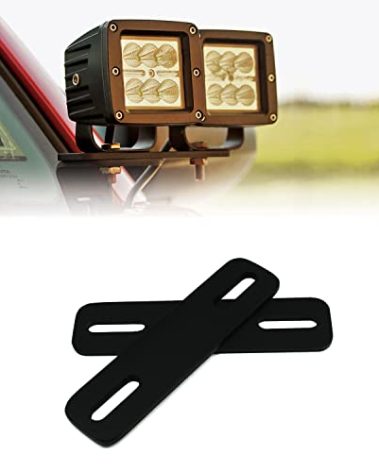 Rago Fabrication Ditch Light Bracket Extensions Pair | Compatible with Most Manufacturers Ditch Light Brackets | Made in The USA | Quick & Easy Installation