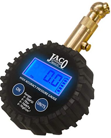 JACO Elite Digital Tire Pressure Gauge - Professional Accuracy - 100 PSI