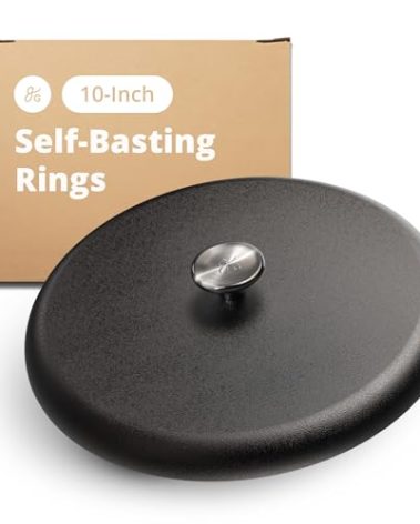 Greater Goods Cast Iron Lid - Pre-Seasoned Lid for a gG 10-inch Cast Iron Skillet, Griddle, and Dutch Oven, Designed in St. Louis