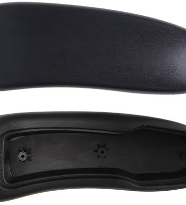 HYEJDRV Chair Armrest Replacement, Arm Pad Caps Replacement for Herman Miller Classic Aeron Chair Graphite Black 1 Pair
