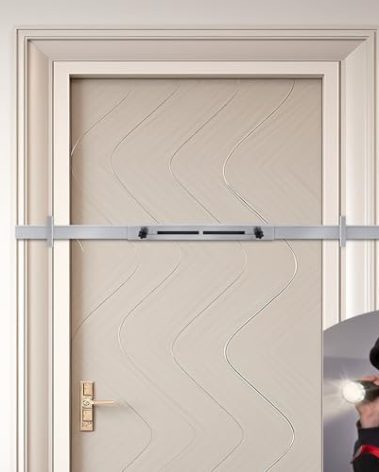 Door Security Door Bar (Stainless Steel - Heavy Duty) Use as Door Security Bar -Door Reinforcement Lock,Protect The Security of The Entire Door. Fits Doors 30"-39" - Safe Room