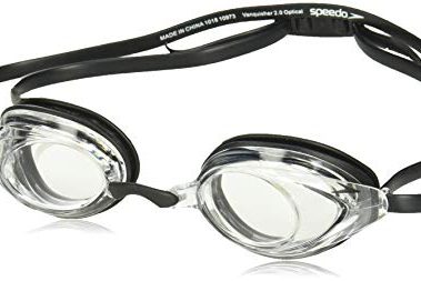 Speedo Unisex-Adult Swim Goggles Optical Vanquisher 2.0 , Clear, -7