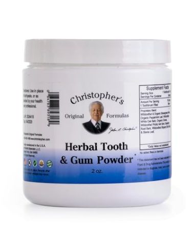 Dr. Christopher's Herbal Tooth and Gum 2oz powder