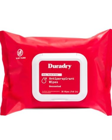 Whole Body Antiperspirant Wipes – Sweat Control Wipes for Under Boobs, Chest, Groin, Underarms, Hands, and Feet – Quick Drying, Travel-Friendly, Unscented, Pack of 1