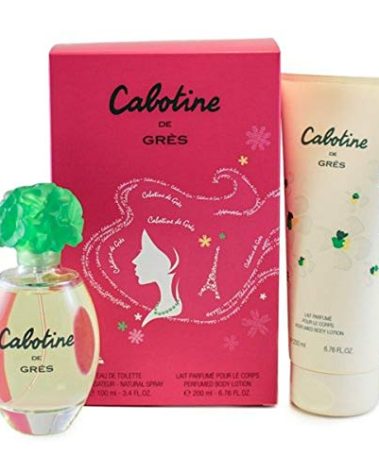 Parfums Gres Cabotine De Gres By Parfums Gres For Women. Gift Set ( Eau De Toilette Spray 3.4-Ounces + Perfumed Body Lotion 6.76-Ounces )
