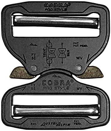 AUSTRIALPIN Cobra Buckle 2" Dual Adjustable No-Sew